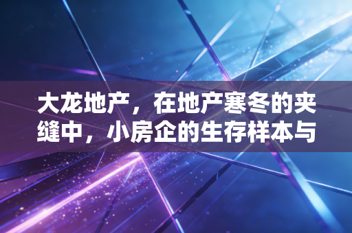 大龙地产，在地产寒冬的夹缝中，小房企的生存样本与投资冷思考