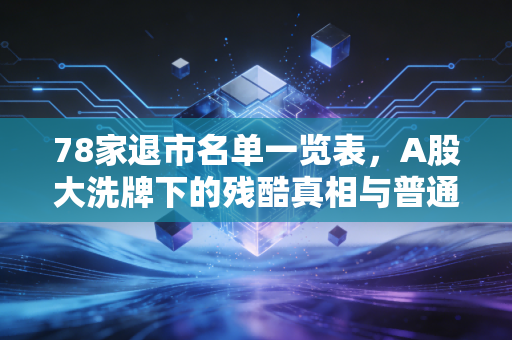 78家退市名单一览表，A股大洗牌下的残酷真相与普通投资者的避雷指南