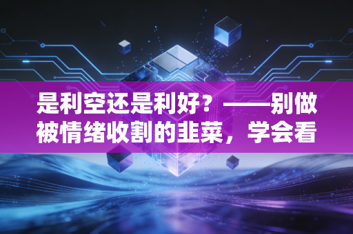 是利空还是利好？——别做被情绪收割的韭菜，学会看透消息背后的罗生门