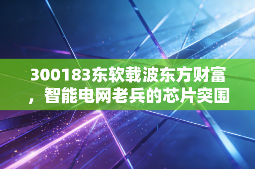 300183东软载波东方财富，智能电网老兵的芯片突围战，是隐形冠军还是概念炒作？