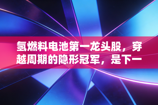 氢燃料电池第一龙头股，穿越周期的隐形冠军，是下一个宁德时代还是美丽泡沫？