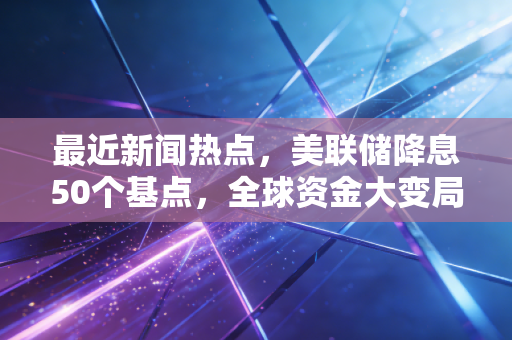 最近新闻热点，美联储降息50个基点，全球资金大变局，普通人该如何守住并增值自己的财富？