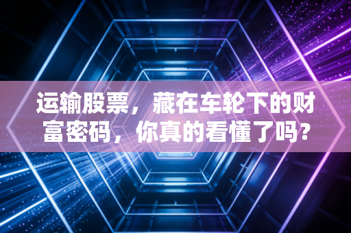 运输股票，藏在车轮下的财富密码，你真的看懂了吗？