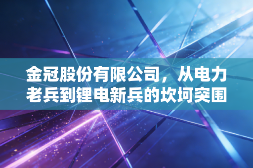 金冠股份有限公司，从电力老兵到锂电新兵的坎坷突围路，转型阵痛中我们能学到什么？