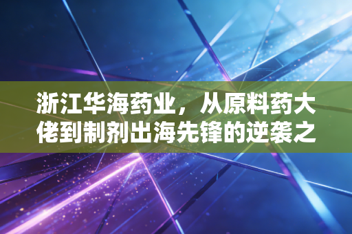 浙江华海药业，从原料药大佬到制剂出海先锋的逆袭之路