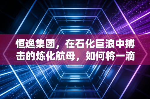 恒逸集团，在石化巨浪中搏击的炼化航母，如何将一滴油变成一件衣？