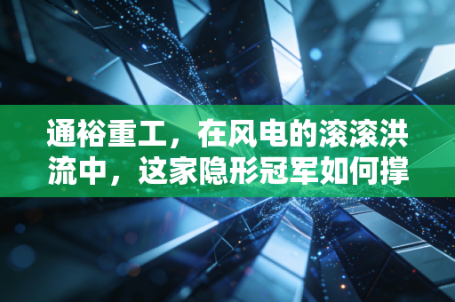 通裕重工，在风电的滚滚洪流中，这家隐形冠军如何撑起大国重器的脊梁？