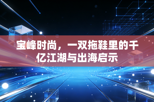 宝峰时尚，一双拖鞋里的千亿江湖与出海启示