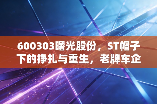 600303曙光股份，ST帽子下的挣扎与重生，老牌车企的生死局