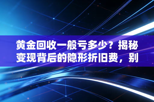 黄金回收一般亏多少？揭秘变现背后的隐形折旧费，别等到卖金时才拍大腿