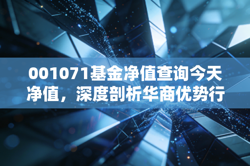 001071基金净值查询今天净值，深度剖析华商优势行业的攻守之道与持有心态