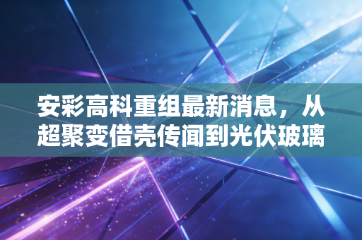 安彩高科重组最新消息，从超聚变借壳传闻到光伏玻璃的冷思考，散户该如何避坑？