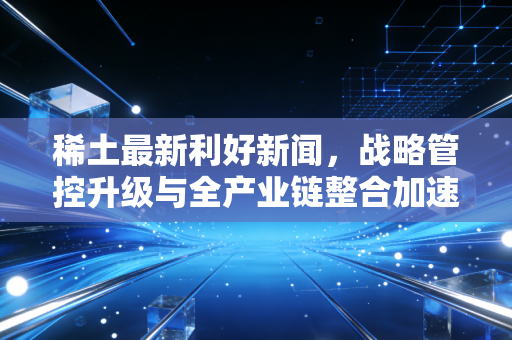 稀土最新利好新闻，战略管控升级与全产业链整合加速，稀土板块迎来价值重估的黄金窗口期