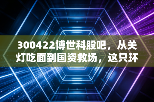 300422博世科股吧，从关灯吃面到国资救场，这只环保股还能翻身吗？