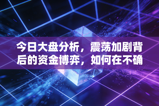 今日大盘分析，震荡加剧背后的资金博弈，如何在不确定中寻找确定性？