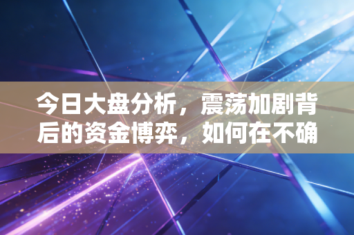 今日大盘分析，震荡加剧背后的资金博弈，如何在不确定中寻找确定性？