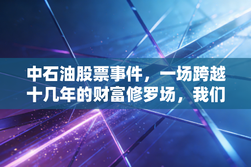 中石油股票事件，一场跨越十几年的财富修罗场，我们该如何与巨无霸共舞？
