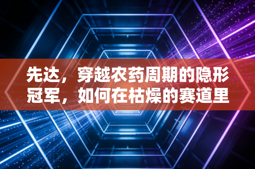 先达，穿越农药周期的隐形冠军，如何在枯燥的赛道里闷声发大财？