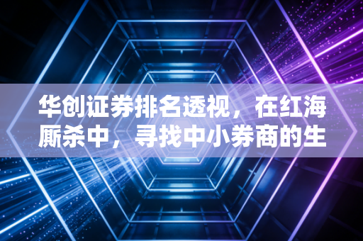 华创证券排名透视，在红海厮杀中，寻找中小券商的生存智慧