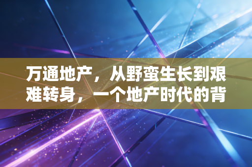 万通地产，从野蛮生长到艰难转身，一个地产时代的背影与启示