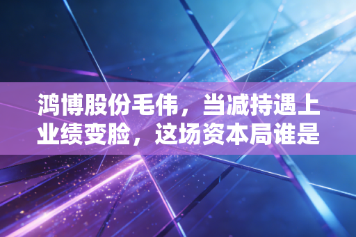 鸿博股份毛伟，当减持遇上业绩变脸，这场资本局谁是赢家？