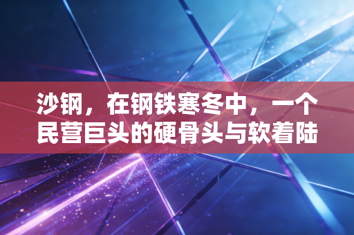 沙钢，在钢铁寒冬中，一个民营巨头的硬骨头与软着陆