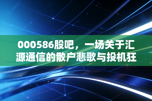 000586股吧，一场关于汇源通信的散户悲歌与投机狂欢