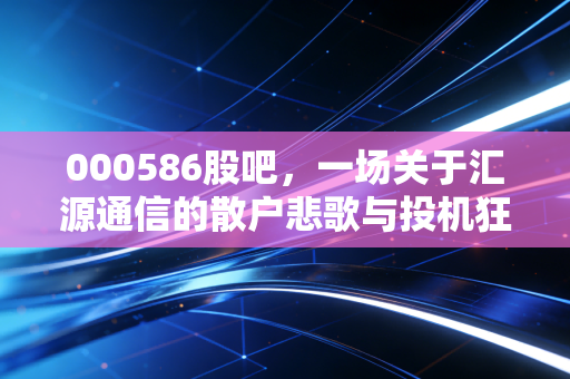 000586股吧，一场关于汇源通信的散户悲歌与投机狂欢