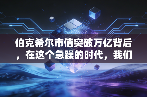 伯克希尔市值突破万亿背后，在这个急躁的时代，我们还能学会慢吗？