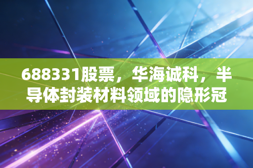 688331股票，华海诚科，半导体封装材料领域的隐形冠军，还是风口上的淘金者？