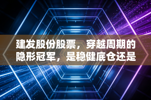 建发股份股票，穿越周期的隐形冠军，是稳健底仓还是价值陷阱？