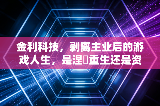 金利科技，剥离主业后的游戏人生，是涅槃重生还是资本狂欢？