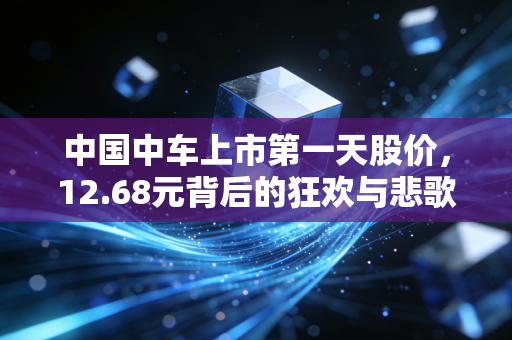 中国中车上市第一天股价，12.68元背后的狂欢与悲歌，一场关于贪婪与恐惧的财经启示录