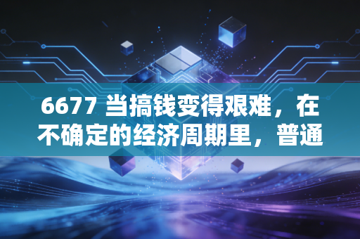 6677 当搞钱变得艰难，在不确定的经济周期里，普通人如何安放财富焦虑？