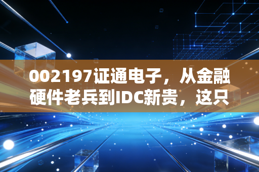 002197证通电子，从金融硬件老兵到IDC新贵，这只隐形冠军还能再战江湖吗？