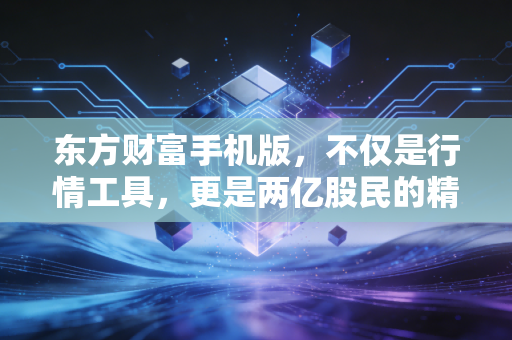 东方财富手机版，不仅是行情工具，更是两亿股民的精神图腾与实战利器