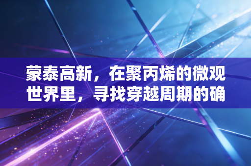 蒙泰高新，在聚丙烯的微观世界里，寻找穿越周期的确定性力量
