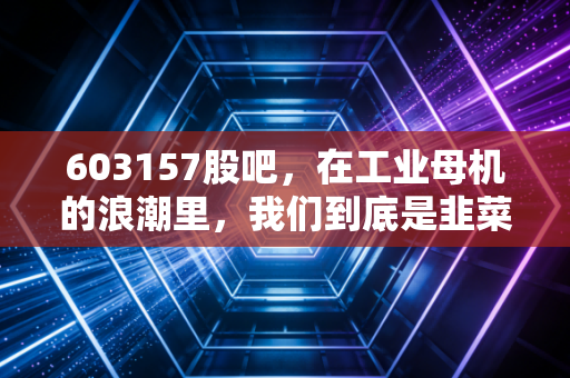 603157股吧，在工业母机的浪潮里，我们到底是韭菜还是时间的合伙人？