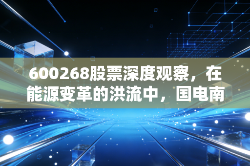 600268股票深度观察，在能源变革的洪流中，国电南瑞能否成为我们投资路上的压舱石？