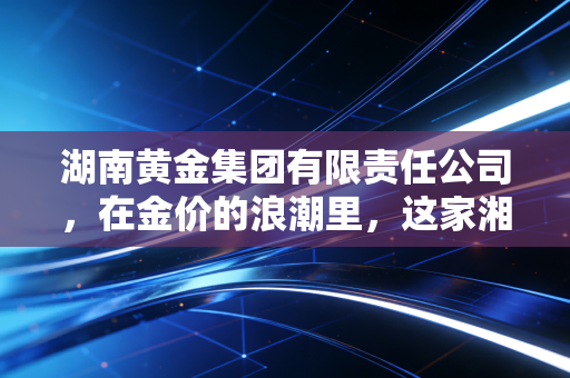 湖南黄金集团有限责任公司，在金价的浪潮里，这家湘军如何守住本土的荣光与担当？