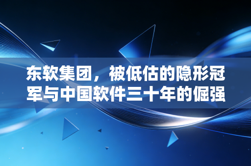 东软集团，被低估的隐形冠军与中国软件三十年的倔强样本
