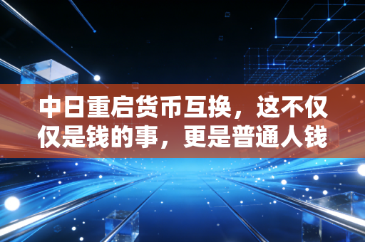 中日重启货币互换，这不仅仅是钱的事，更是普通人钱包的一道隐形防线