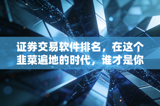证券交易软件排名，在这个韭菜遍地的时代，谁才是你场内博弈的真正神兵利器？