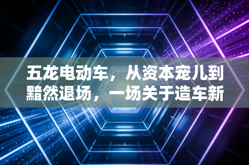 五龙电动车，从资本宠儿到黯然退场，一场关于造车新势力残酷生存法则的深度复盘