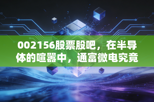 002156股票股吧，在半导体的喧嚣中，通富微电究竟是黄金坑还是接盘侠？