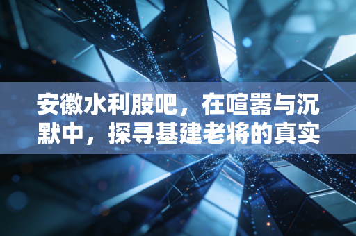安徽水利股吧，在喧嚣与沉默中，探寻基建老将的真实价值