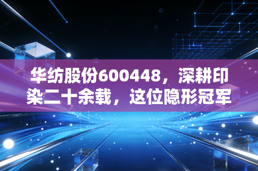 华纺股份600448，深耕印染二十余载，这位隐形冠军能否穿越周期迎来价值重估？