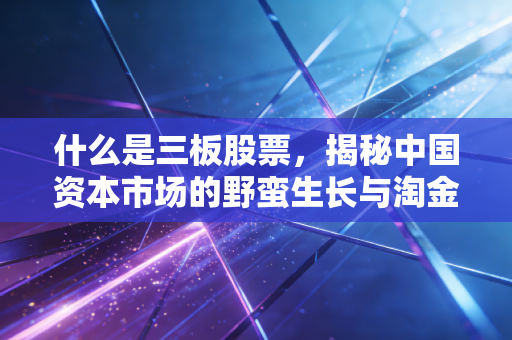 什么是三板股票，揭秘中国资本市场的野蛮生长与淘金地