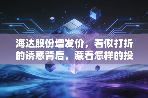 海达股份增发价，看似打折的诱惑背后，藏着怎样的投资玄机？