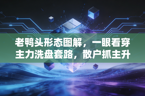 老鸭头形态图解，一眼看穿主力洗盘套路，散户抓主升浪的绝招